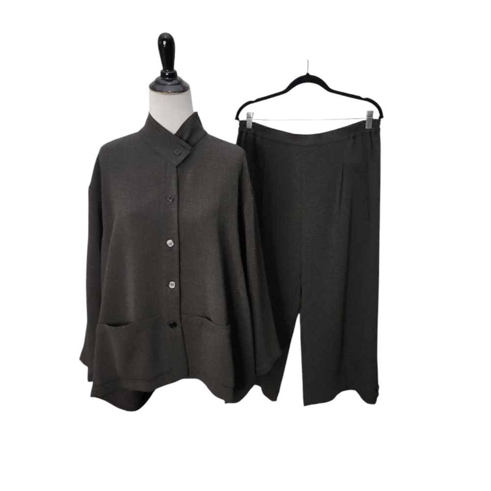 Blanque Top and Balloon Parachute Pants Suit